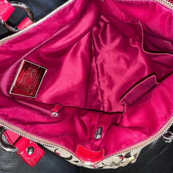 Coach Poppy Laura “Secret Admirer” Heart Glam Tote – Limited Edition ❤️✨ - Picture 7 of 14
